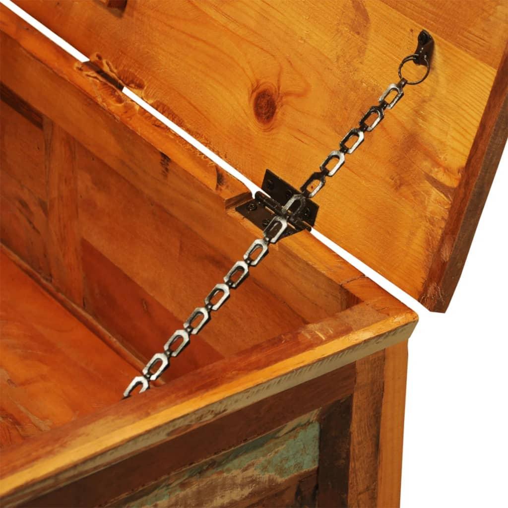 Coffee Table With Storage Vintage Reclaimed Wood - John Cootes