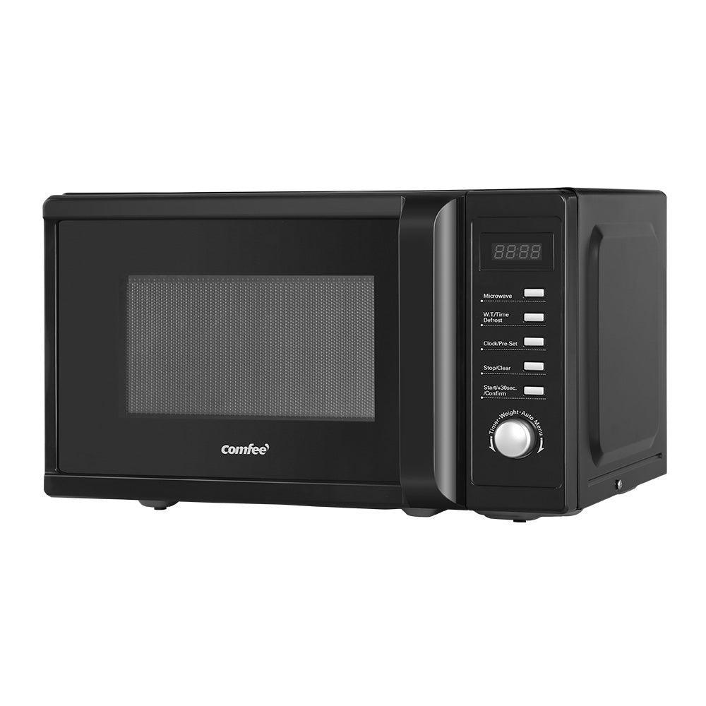 Comfee 20L Microwave Oven 700W Countertop Kitchen Cooker Black - John Cootes