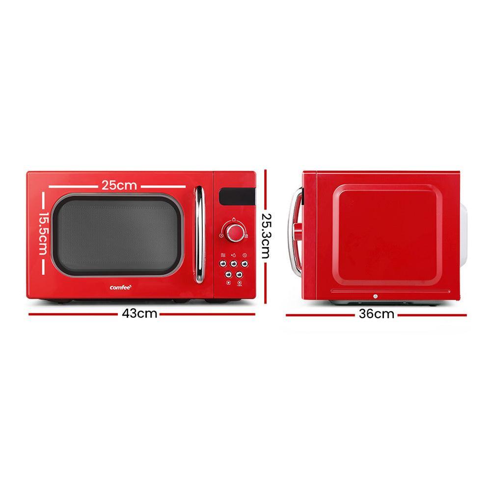 Comfee 20L Microwave Oven 800W Countertop Benchtop Kitchen 8 Cooking Settings - John Cootes