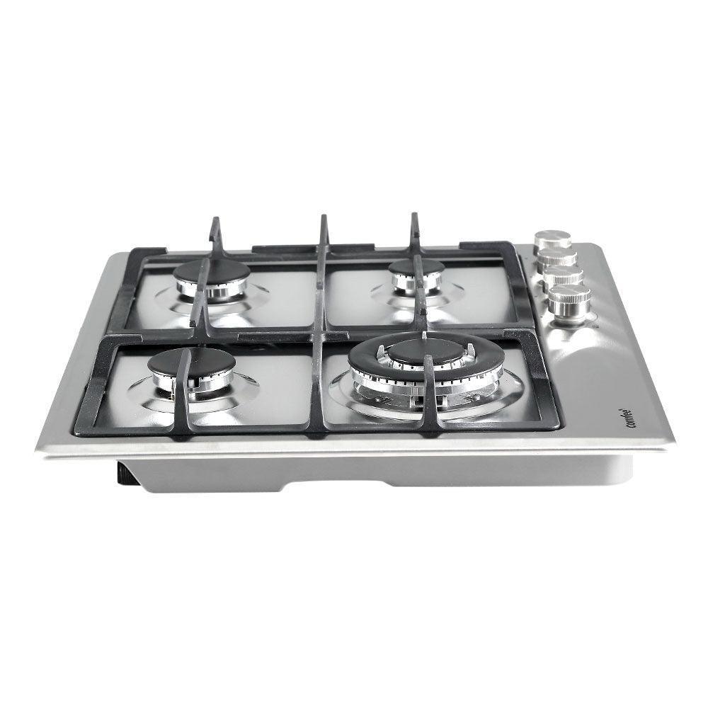 Comfee 60cm Gas Cooktop Stainless Steel 4 Burners Kitchen Stove Cook Top NG LPG - John Cootes