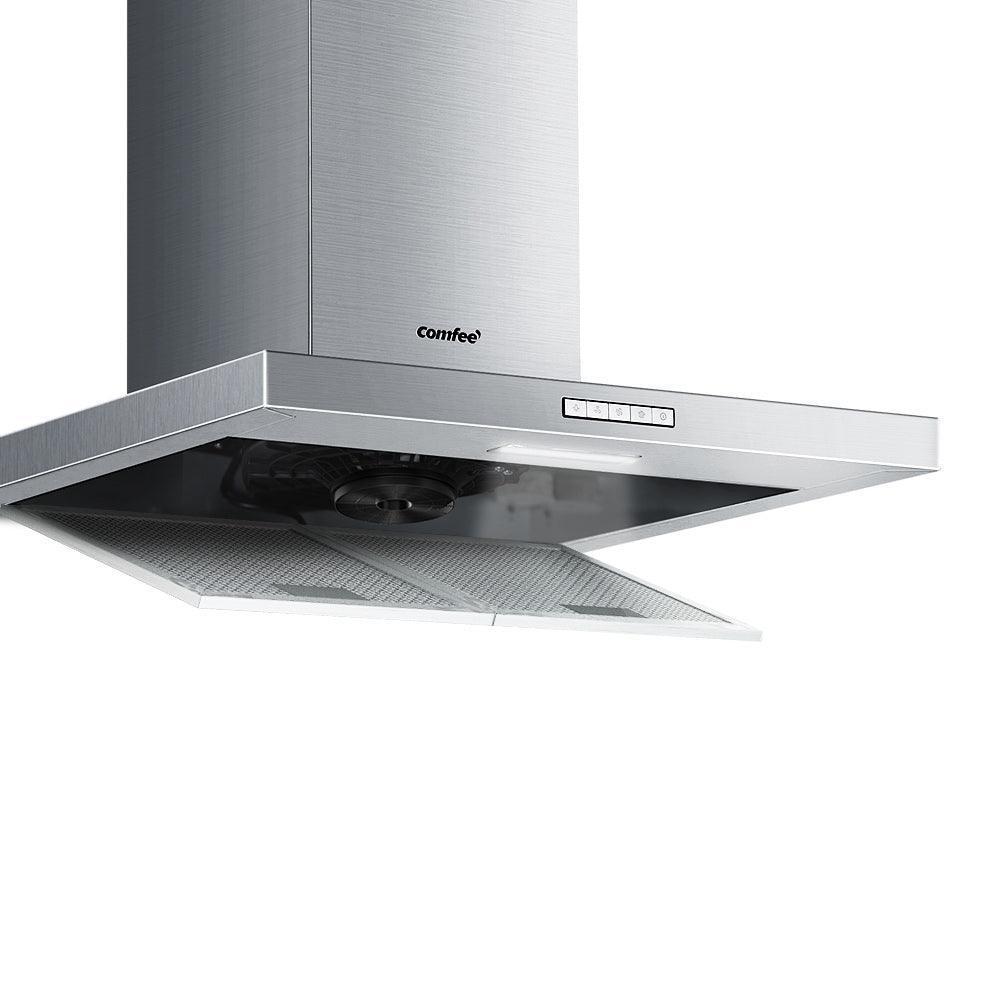 Comfee Rangehood 600mm Stainless Steel Kitchen Canopy With 2 PCS Filter Replacement - John Cootes