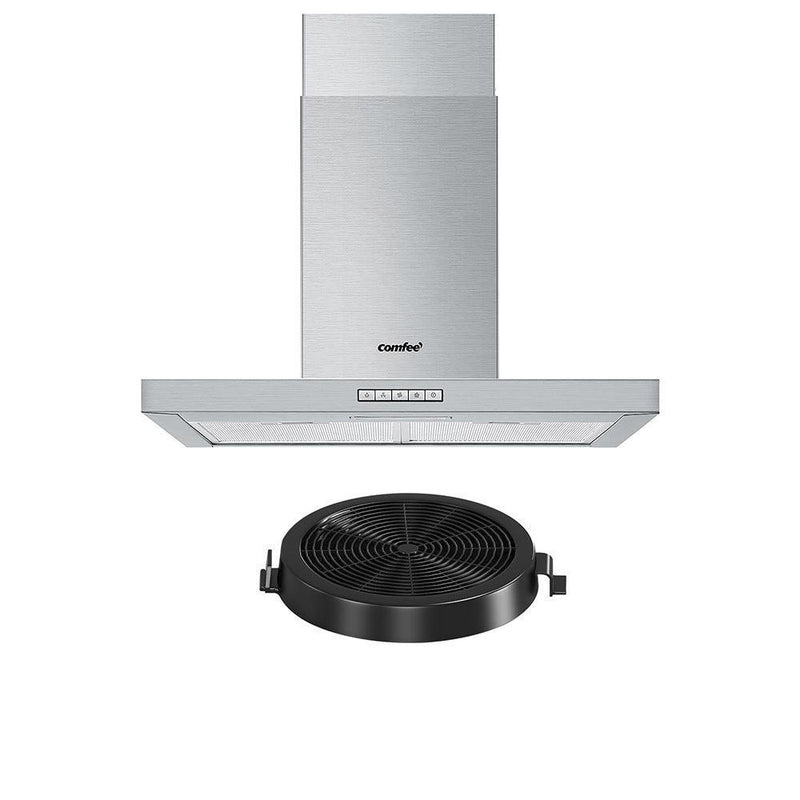 Comfee Rangehood 600mm Stainless Steel Kitchen Canopy With 2 PCS Filter Replacement - John Cootes