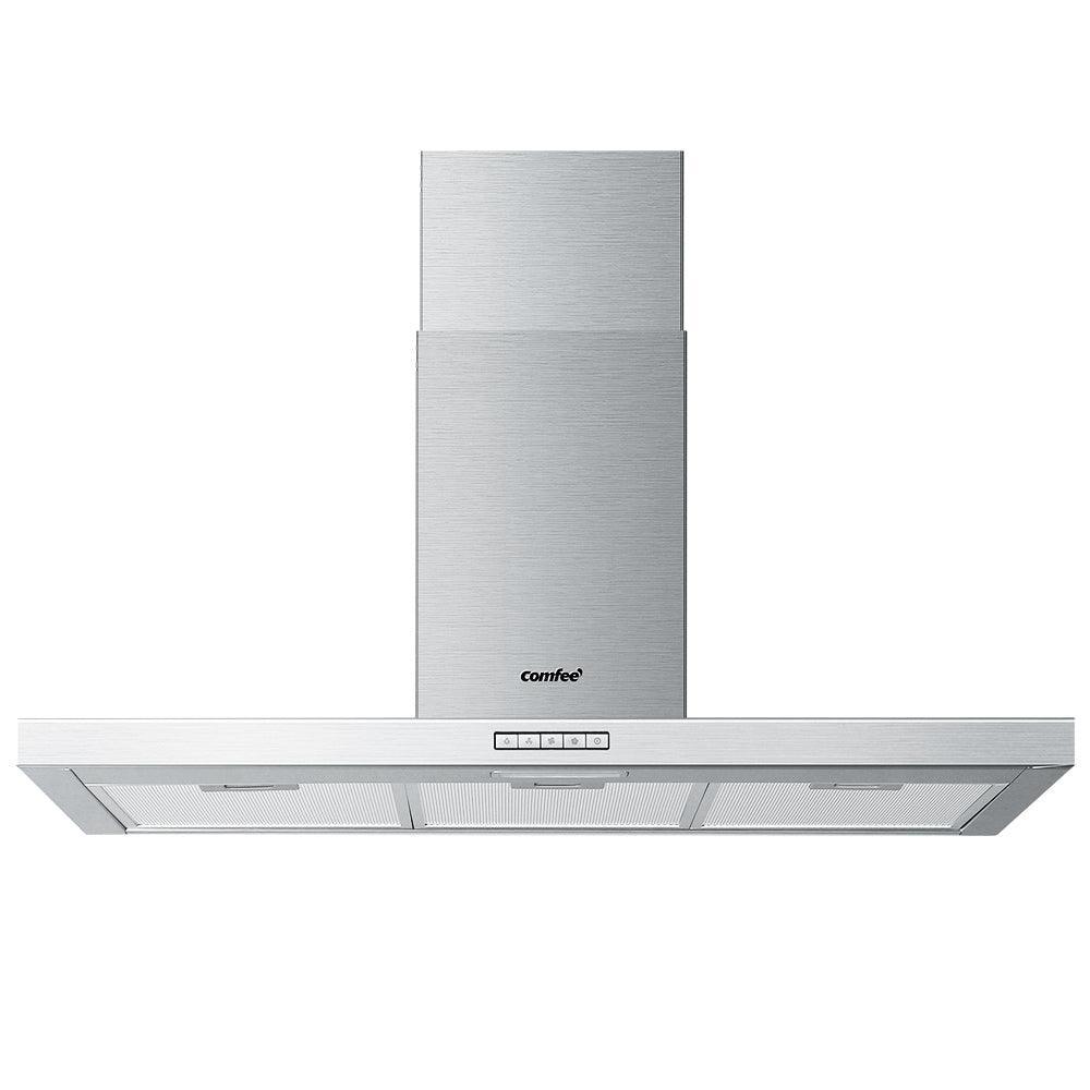 Comfee Rangehood 900mm 90cm Range Hood Stainless Steel Kitchen Canopy LED Light - John Cootes