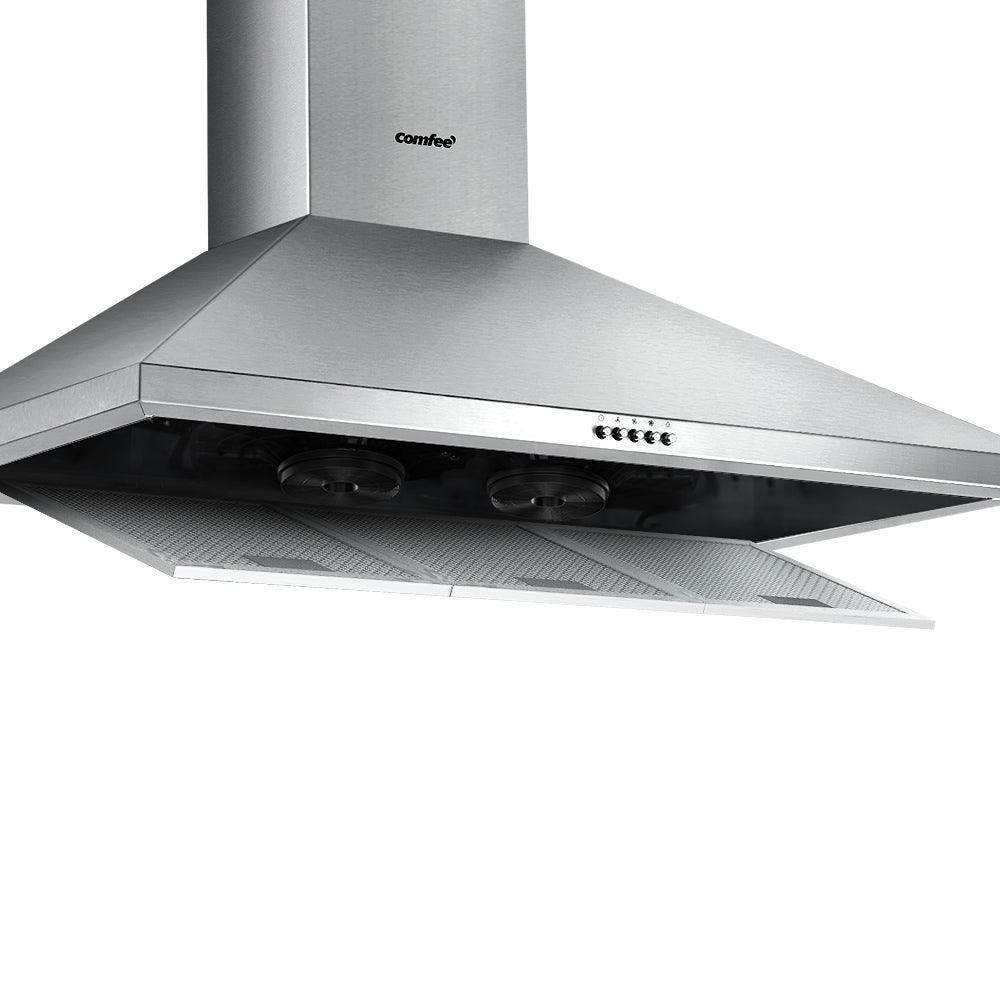 Comfee Rangehood 900mm Stainless Steel Canopy With 2 PCS Filter Replacement Combo - John Cootes