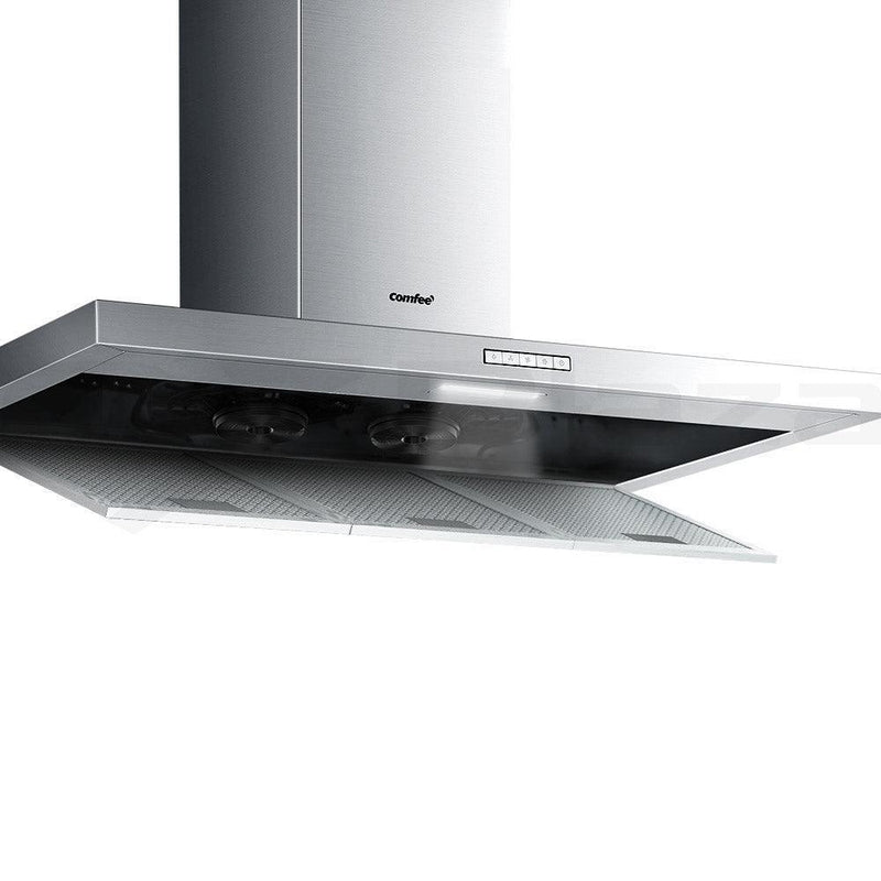 Comfee Rangehood 900mm Stainless Steel Kitchen Canopy With 2 PCS Filter Replacement - John Cootes