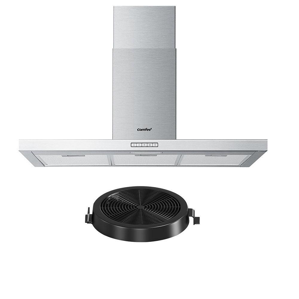 Comfee Rangehood 900mm Stainless Steel Kitchen Canopy With 2 PCS Filter Replacement - John Cootes