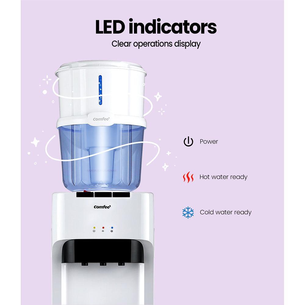 Comfee Water Dispenser Cooler 15L Filter Chiller Purifier Bottle Cold Hot Stand - John Cootes