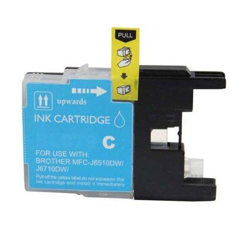 Compatible Premium Ink Cartridges LC77XLC High Capacity Cyan Cartridge - for use in Brother Printers - John Cootes