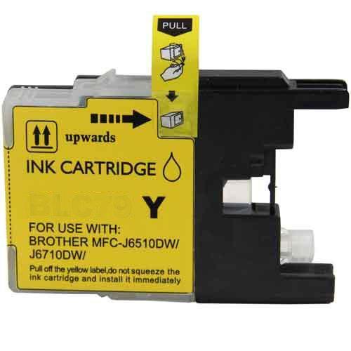 Compatible Premium Ink Cartridges LC77XLY High Capacity Yellow Cartridge - for use in Brother Printers - John Cootes