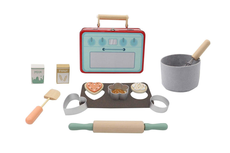 COOKIE BAKING PLAYSET IN TIN CASE - John Cootes