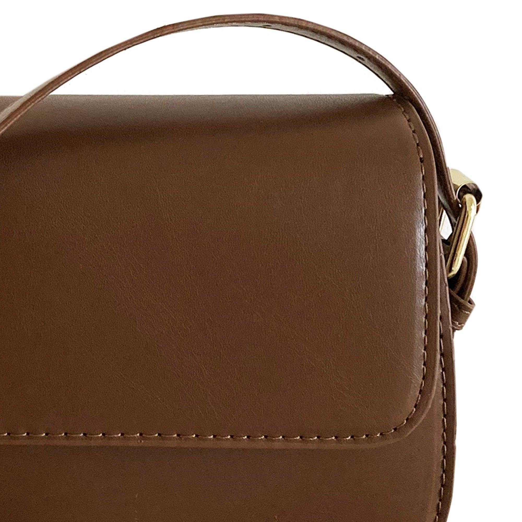 Cross Body Handbag Brown - John Cootes