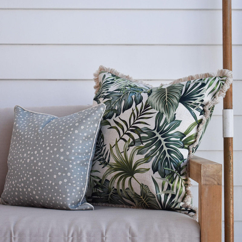 Cushion Cover-Coastal Fringe-Boracay-60cm x 60cm - John Cootes