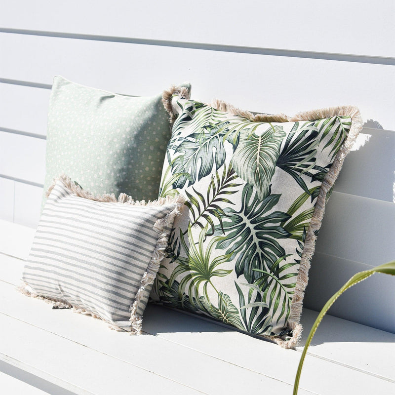 Cushion Cover-Coastal Fringe-Boracay-60cm x 60cm - John Cootes