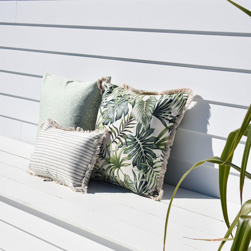 Cushion Cover-Coastal Fringe-Boracay-60cm x 60cm - John Cootes