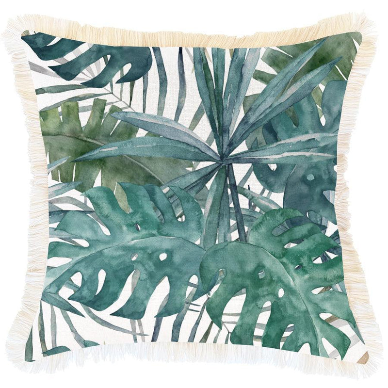 Cushion Cover-Coastal Fringe- Freshwater-45cm x 45cm - John Cootes