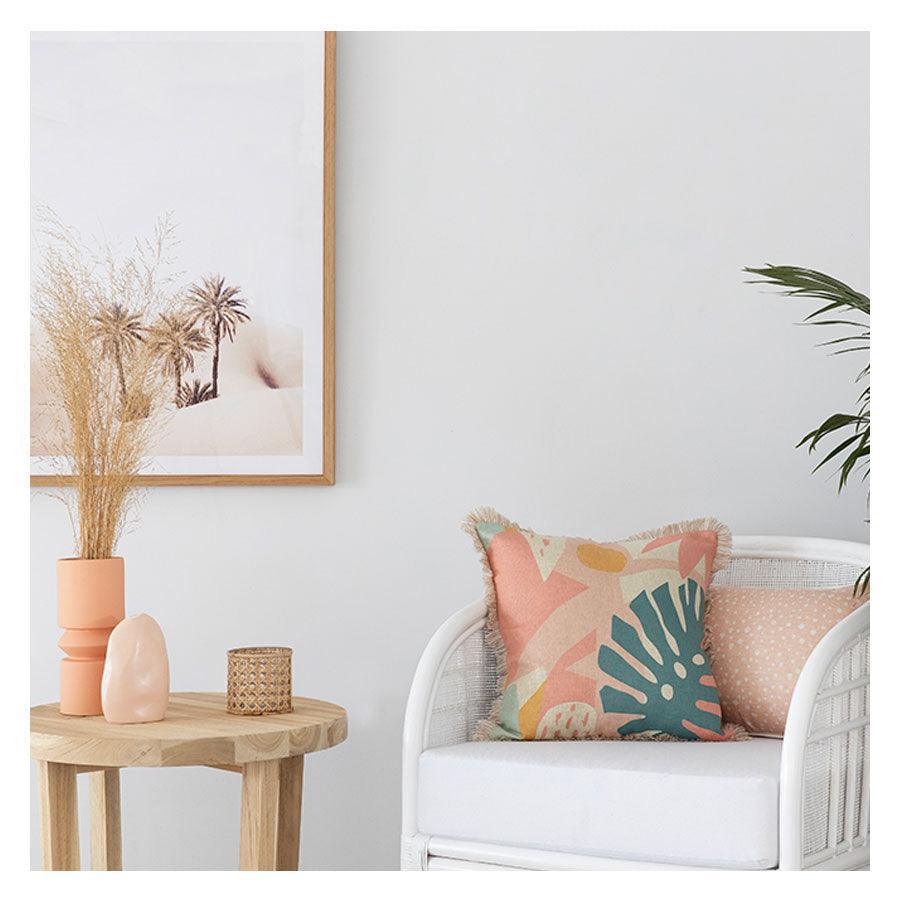 Cushion Cover-Coastal Fringe-Horizon-45cm x 45cm - John Cootes