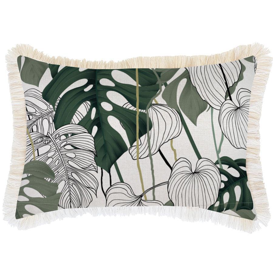 Cushion Cover-Coastal Fringe-Kona-35cm x 50cm - John Cootes