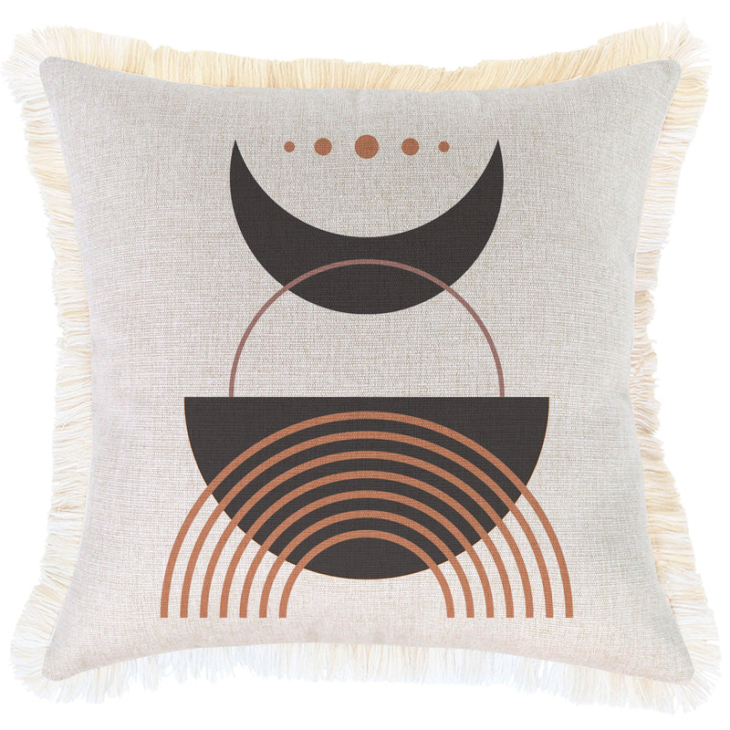 Cushion Cover-Coastal Fringe-Moon-Chaser-45cm x 45cm - John Cootes