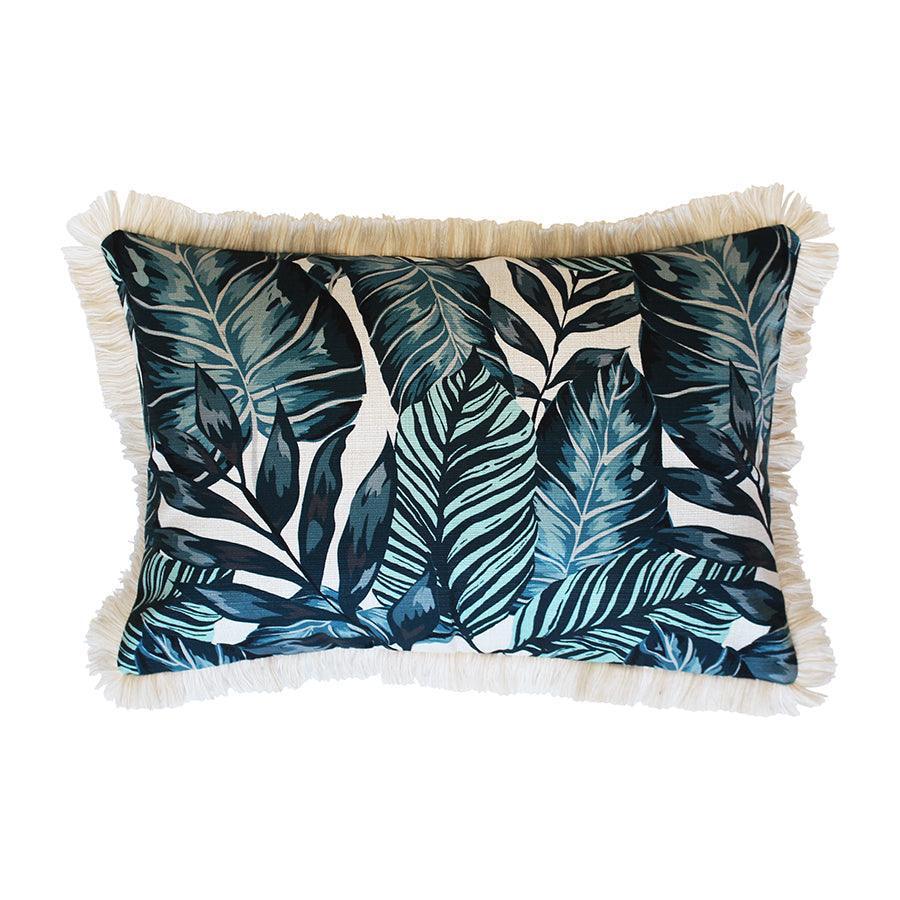 Cushion Cover-Coastal Fringe Natural-Atoll-35cm x 50cm - John Cootes