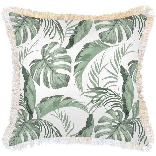 Cushion Cover-Coastal Fringe-Pacifico-60cm x 60cm - John Cootes