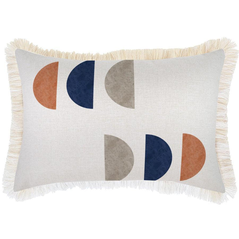 Cushion Cover-Coastal Fringe-Shadow Moon-35cm x 50cm - John Cootes