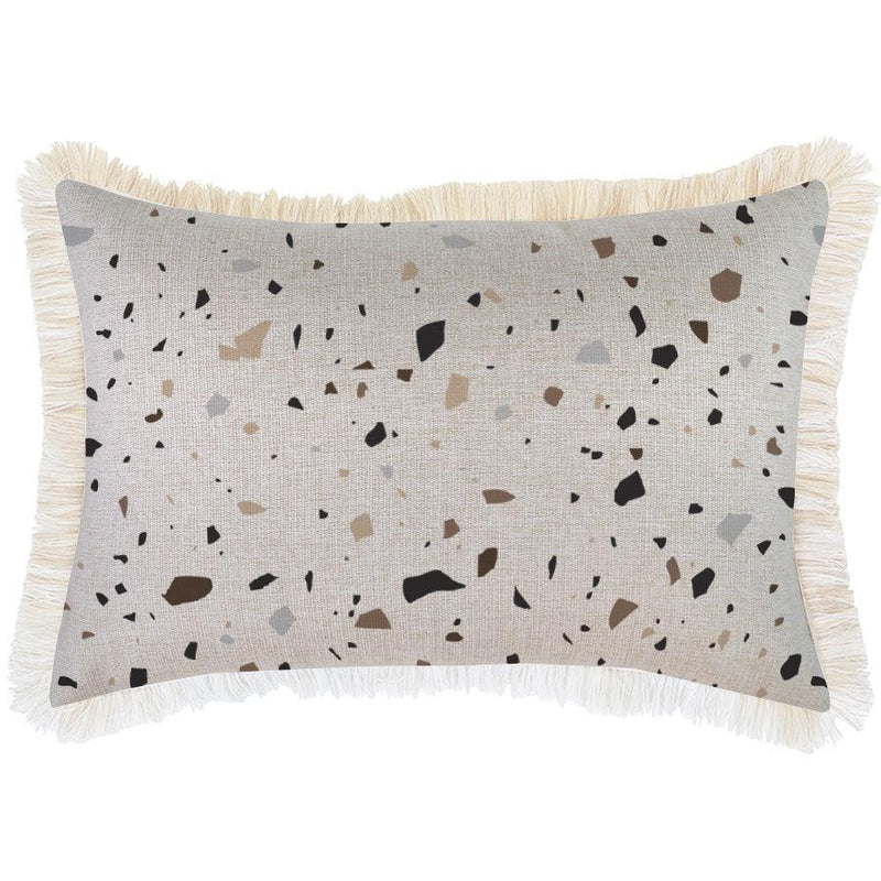 Cushion Cover-Coastal Fringe-Terrazzo-35cm x 50cm - John Cootes