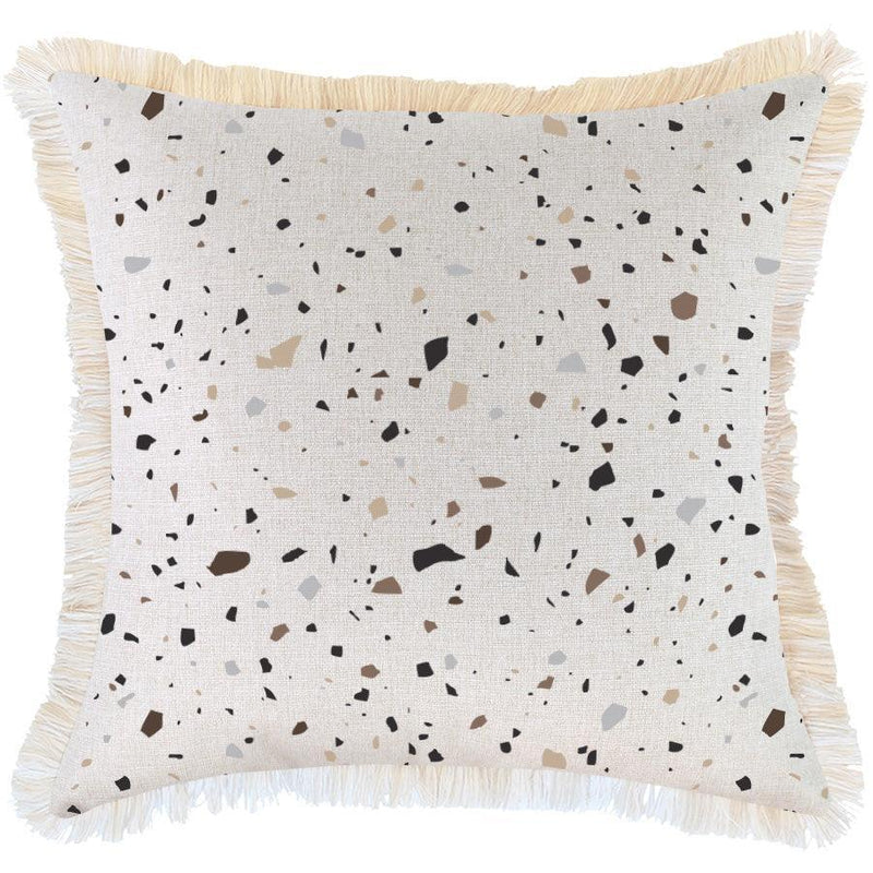 Cushion Cover-Coastal Fringe-Terrazzo-60cm x 60cm - John Cootes