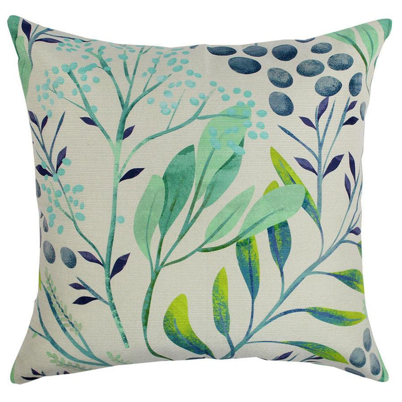Cushion Cover-Watercolour Branches Fall-Single Sided-No Piping-45cm x 45cm - John Cootes