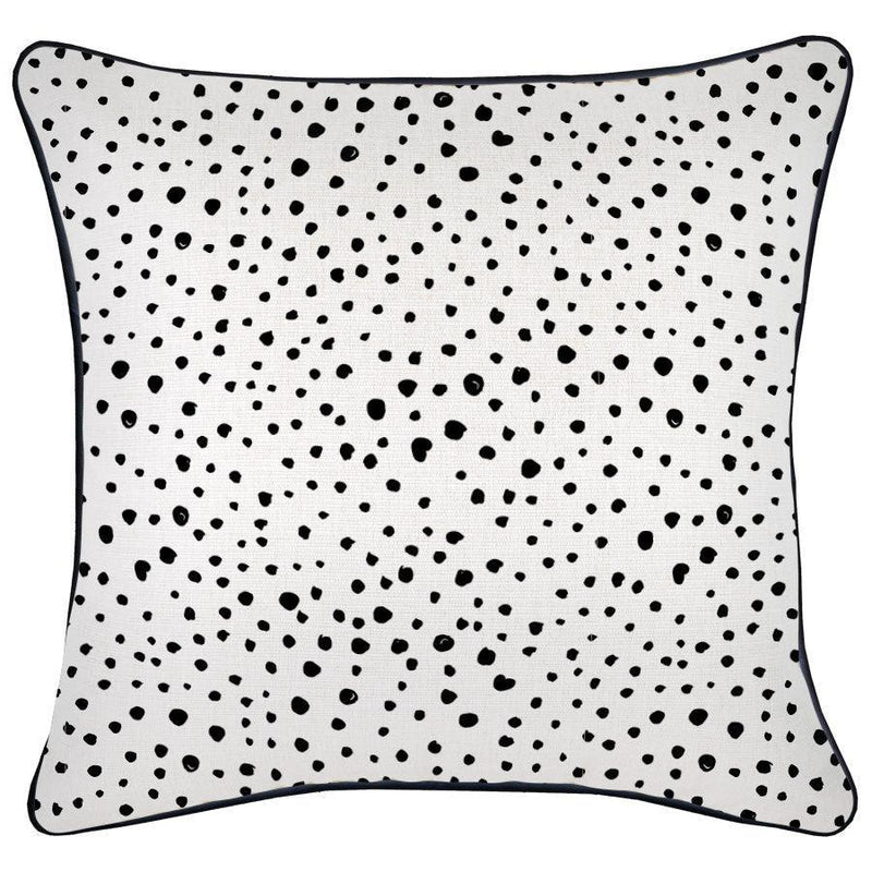 Cushion Cover-With Black Piping-Lunar-60cm x 60cm - John Cootes