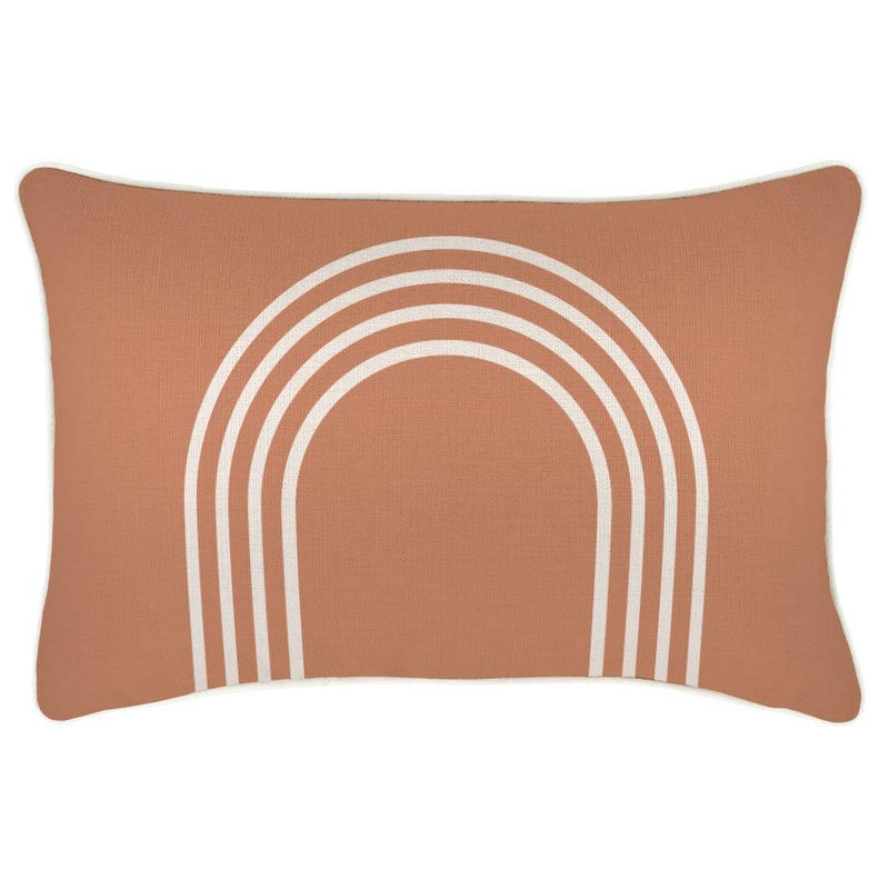 Cushion Cover-With Piping-Arch-Clay-35cm x 50cm - John Cootes