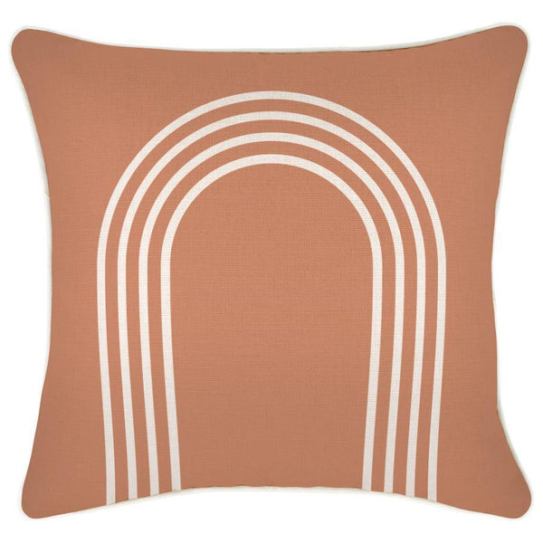 Cushion Cover-With Piping-Arch-Clay-45cm x 45cm - John Cootes