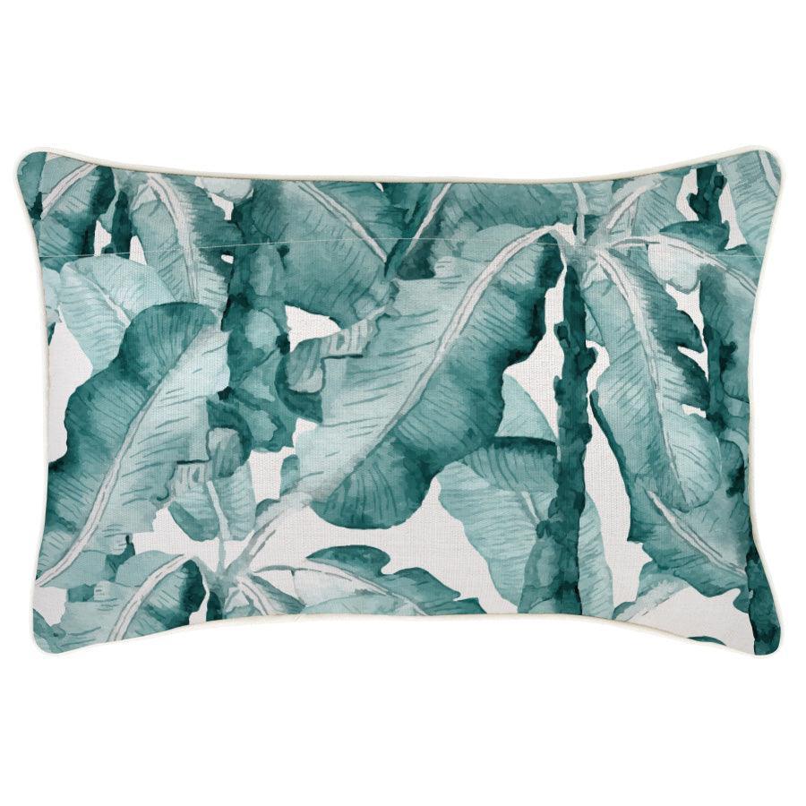 Cushion Cover-With Piping-Bora Bora-35cm x 50cm - John Cootes