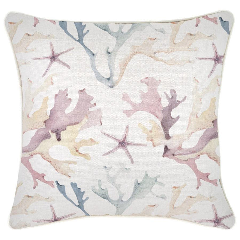 Cushion Cover-With Piping-Coral Coast-45cm x 45cm - John Cootes