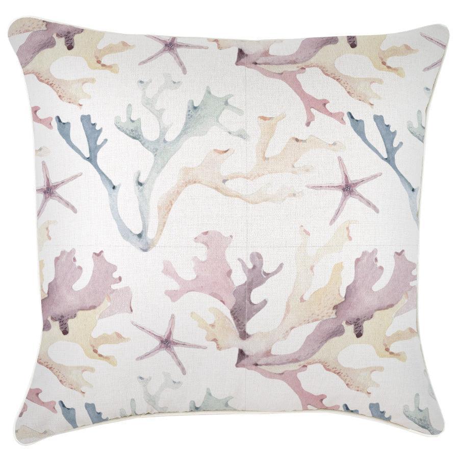 Cushion Cover-With Piping-Coral Coast-60cm x 60cm - John Cootes