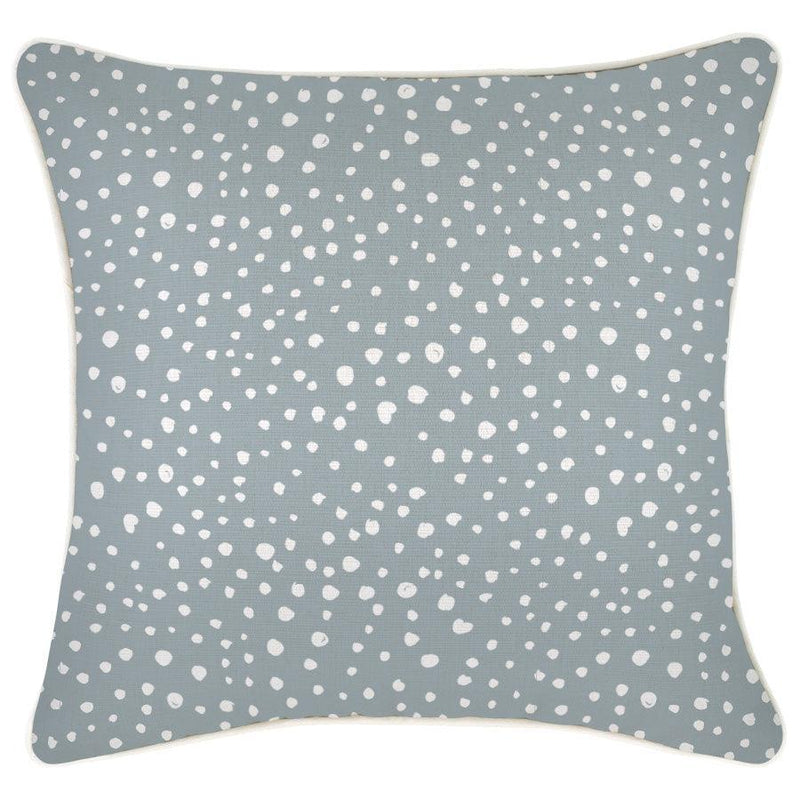 Cushion Cover-With Piping-Lunar Smoke-45cm x 45cm - John Cootes