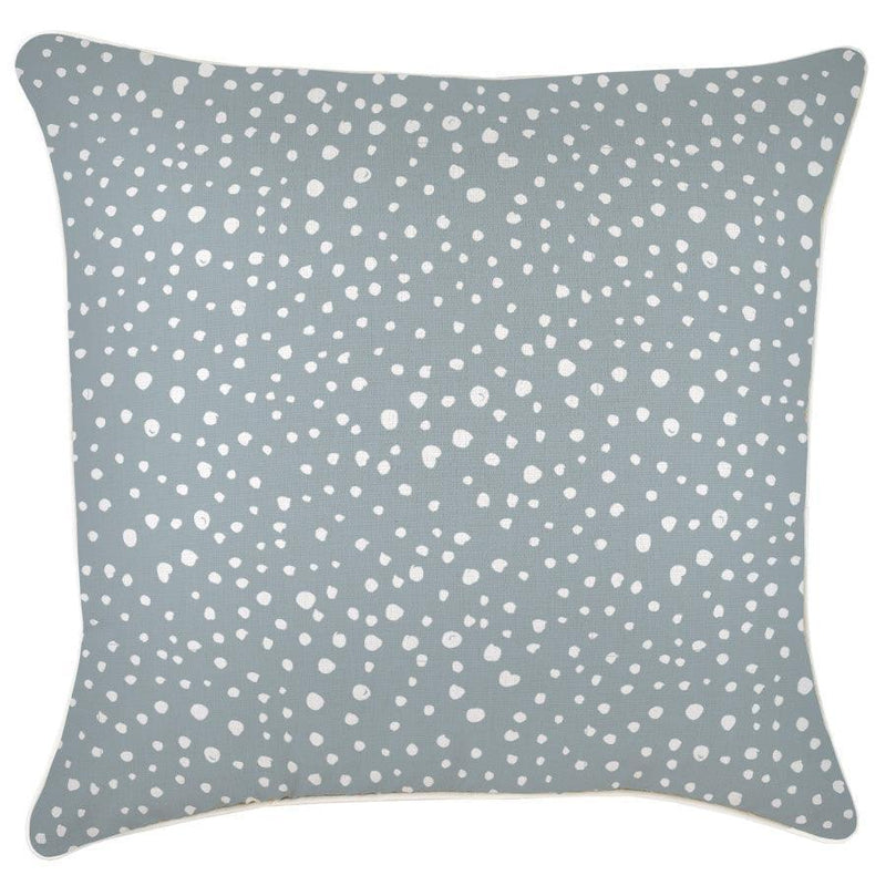 Cushion Cover-With Piping-Lunar Smoke-60cm x 60cm - John Cootes