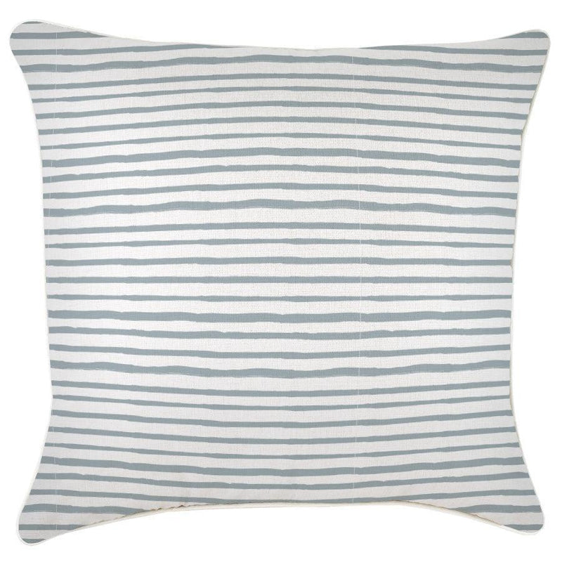 Cushion Cover-With Piping-Paint Stripes Smoke-60cm x 60cm - John Cootes