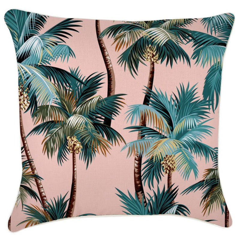 Cushion Cover-With Piping-Palm Trees Sunset-60cm x 60cm - John Cootes