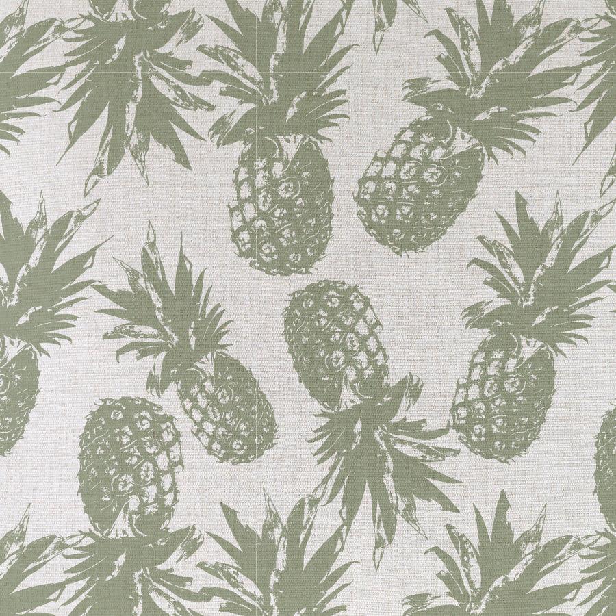 Cushion Cover-With Piping-Pineapples Sage-35cm x 50cm - John Cootes