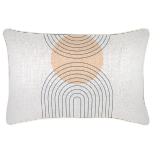 Cushion Cover-With Piping-Rising-Sun-35cm x 50cm - John Cootes