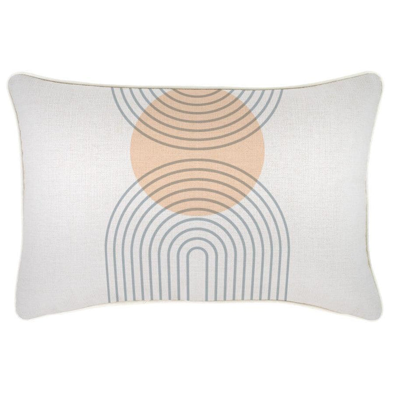 Cushion Cover-With Piping-Rising-Sun-35cm x 50cm - John Cootes