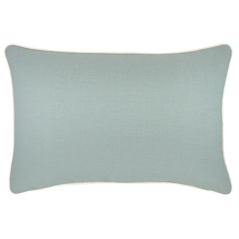 Cushion Cover-With Piping-Seafoam-35cm x 50cm - John Cootes