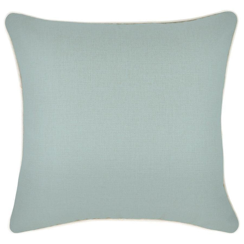 Cushion Cover-With Piping-Seafoam-45cm x 45cm - John Cootes