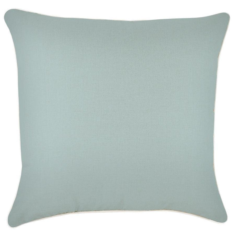 Cushion Cover-With Piping-Seafoam-60cm x 60cm - John Cootes