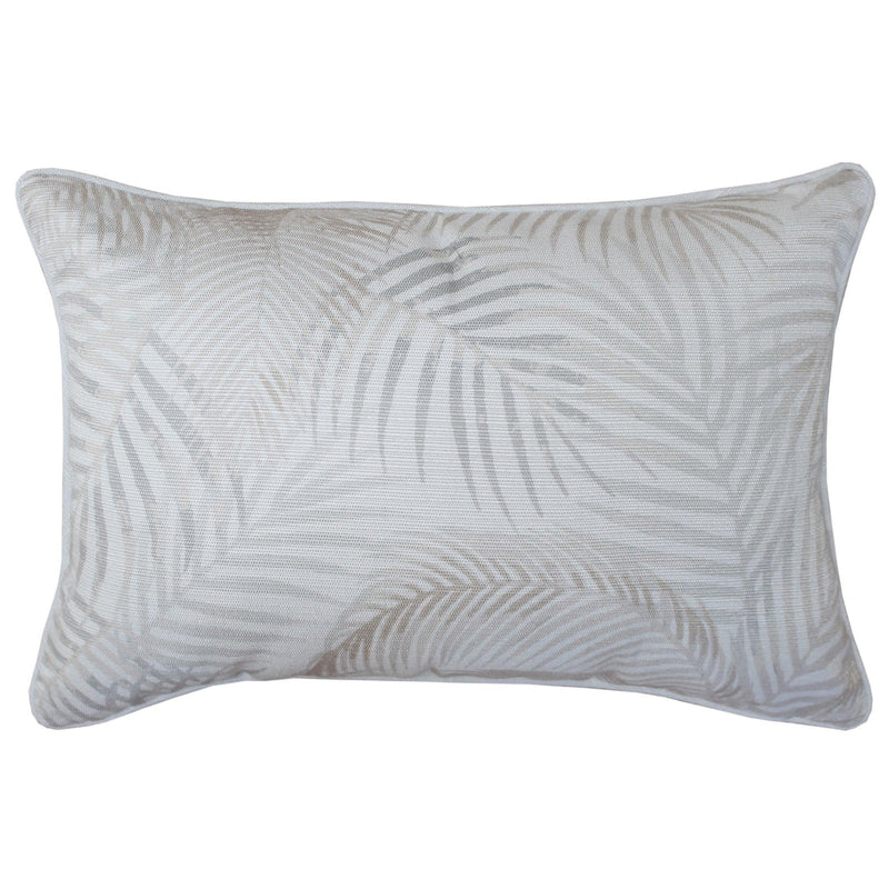 Cushion Cover-With Piping-Seminyak Biscuit-35cm x 50cm - John Cootes
