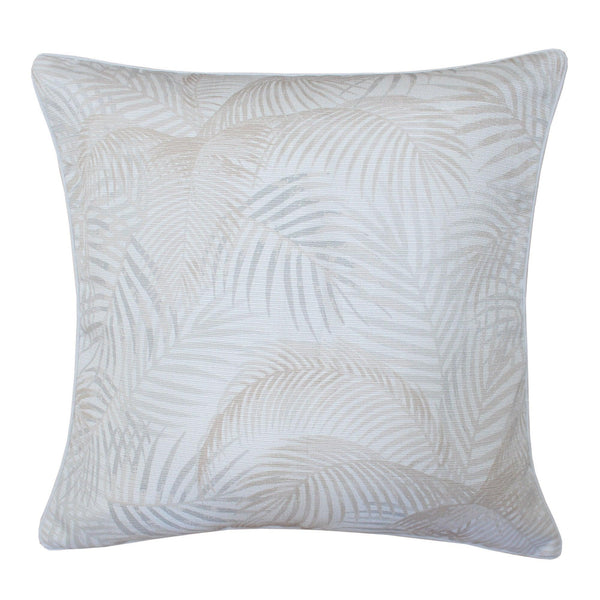 Cushion Cover-With Piping-Seminyak Biscuit-60cm x 60cm - John Cootes