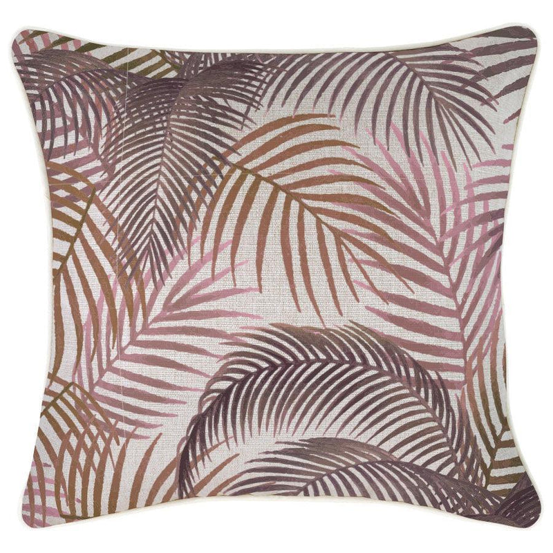 Cushion Cover-With Piping-Seminyak Rose-45cm x 45cm - John Cootes