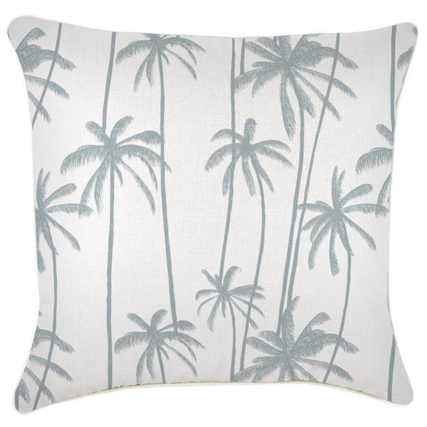 Cushion Cover-With Piping-Tall-Palms-Smoke-60cm x 60cm - John Cootes