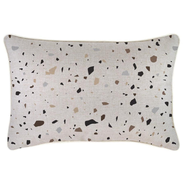 Cushion Cover-With Piping-Terrazzo-35cm x 50cm - John Cootes