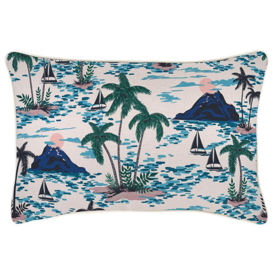 Cushion Cover-With Piping-Vacation-35cm x 50cm - John Cootes